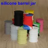 boxes silicone oil barrel containers jars dab wax vaporizer rubber drum shape container 26ml large silicon dry herb dabber tool FD4277519