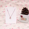 6*9cm 100pcs/lot Jewelry Display Card Price Tag Kraft Paper Earring Holder Necklace Cards Can Custom Logo
