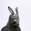 Adulto divertido Donnie Darko FRANK the Bunny Rabbit MASK Latex Halloween Overhead Fur Costume Animal Masks Party Cosplay Dress Props