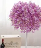 Chegam novas 12 cores 34cm134quot flores de seda artificial parede casa jardim el decoração casamento glicínias videira rattan diy3552851