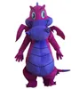 2018 Vente d'usine chaude Big Purple Dragon Costume De Mascotte Déguisement Taille Adulte
