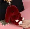 low price keychain cute rabbit pendant for bag keys car bag accessories made in China