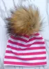 6 stücke baby große Pompon baumwolle Caps Blumendruck Kappe Ohren Abdeckung Hut Europa Stil Kinder pom pom Hüte Beanie hut Kopf Wraps MZ9131