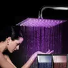 Heads YANKSMART 8/10/12/16/2024 Inch LED Rain Shower Head B8136 Stainless Steel Shower Head Bathroom Ultrathin