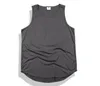 Spring Summer Slip Cotton High Street Hole Men's Tank Tops Male Hip-hop Vest