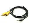 CAR AUX Audio Extension Cable 35mm 18quot mannelijk tot 2RCA mannelijke mp3 PC 08M88062972733265