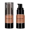 HANDAIYAN Peau foncée Couverture complète Fond de teint liquide pour le corps Maquillage Bronzer Contouring Maquillage pour le visage Haute pores invisibles Maquillage de base