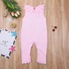 Infant Baby Girl Sleeveless Jumpsuit Cute Knitted One Piece Romper Knitwear Clothes Outfits 0-18M