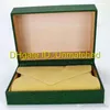 Luxury Watch Gift Box Оригинальные женщины смотрят деревянные коробки Men Men Bristech Green Box Card Карта 116610 116660 1167103298