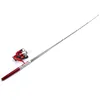 new selling Mini Telescopic Portable Pocket Pen Shape Aluminum Alloy Fishing Rod Reel Line Set Kits