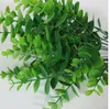 Christmas Tree Ornaments Artificial Plants Plastic Green Plants Artificial Leaf Stems For Home Office Party Decoration