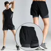 Summer Mens Short for Workout Fashion Casual Active Short Tirmfitting Stretch Yoga Pantal