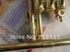 VOES New Arrival Bb Trumpet Yellow Brass Gold Lacquer Flugelhorn Advanced B Flat Instrument For Students Free Shipping