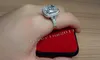 Choucong Eternity Engagement 10ct Stone 5A Zircon stone 14KT White Gold Filled Women Wedding Band Ring Sz 5-11 Gift