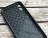 Mjuka TPU -fodral Anti Slip Leather Texture Phone Cover f￶r iPhone X Xs Max XR 7 8 4 13 12