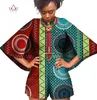 2018 Bazin 아프리카 왁스 프린트 Dashiki Jumpsuit 플러스 사이즈 6XL Romper Jumpsuit Cloak Playsuit 아프리카 옷 여성 WY393