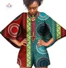 2018 بازان الشمع الأفريقي طباعة dashiki بذلة زائد الحجم 6xl رومبير بذلة عباءة playsuit الملابس الأفريقية للنساء WY393