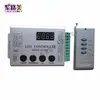 Free shipping DC12V 4Keys HC008 programmable rgb led pixel controller,RF control 2048 pixels,133 effect modes ws2811 controller