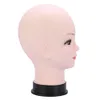 Kobieta Manekin Model Wig Dokonywanie Praktyka Stylizacji Kosmetyka Kosmetyka Bald Mannequin Head Hat Display Make Up Tools