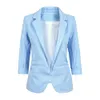 Spring Casual Slim Female Blazer Top Plus Size Women EleBlazers and Jackets Office Lady Work Wear