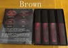 Drop Ship Liquid Lipstick Kit den röda naken Brown Pink Edition Mini Liquid Matte Lipstick 4PCSSet 4 x 19 ml 5231634