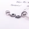 Mum Silver Dangle Charm Authentic 925スターリングシルバーブランドコレクションフィットヘビブレスレットDIY女性のためのファインジュエリー