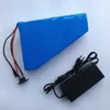 Free Customs Duty 48V 20AH Ebike Customize Triangle Down Tube Frame Li-ion Battery With Free Charger+40A BMS for 48v 750W 1000W 1200W motor