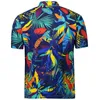 Hawaiian 2017 Summer Brand New Men Shirt Sleeve Castiral Shirt Men's Beach Hawaii Shirts Men Floral Closes Asia Size S-5XL