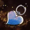 Phone Holder 360 Degree Finger Love Heart Quicksand liquid Glitter Ring Mobile Stand Holder Universal Smart Phone6724344