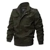 2018 Winter  Jacket Men Autumn Cotton Pilot Jacket Coat Army Men's Bomber Jackets Cargo Flight Male Plus Size 6XL