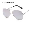 TOYEARN, gafas de sol clásicas Vintage de marca de diseñador para hombre, gafas de sol de piloto para hombre y mujer, gafas de sol con espejo UV400 para mujer, gafas de sol para mujer