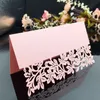 Tarjetas de lugar cortadas con láser con hojas de plantas, tallado en papel, decoraciones para mesa de fiesta, Tarjeta De Nombre, asientos para bodas PC253664209