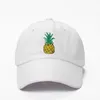 Gros-VORON hommes femmes ananas papa chapeau casquette de baseball polo style non construit mode unisexe papa casquette chapeaux