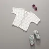 Zomer meisjes jassen casual kant bovenkleding voor meisjes mode witte kinderen zonnebrandcrème kleding kinderen baby meisjes kleding