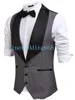 Pas cher et fin personnalisé couleur tweed gilets laine chevrons style britannique sur mesure hommes costume sur mesure slim fit Blazer costumes de mariage pour hommes