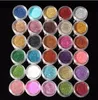 30 pièces couleurs mélangées Pigment paillettes minérale paillettes fard à paupières maquillage cosmétiques ensemble maquillage miroitant brillant ombre à paupières 2018