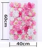 60X40CM Flower Wall 2023 Silk 3D floral Rose Tracery Wall Encryption Floral Background Artificial Flowers Creative Wedding Stage