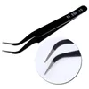 2Pcs Seashine Straight & Curve Stainless Steel Tweezers Eyelash Extension Tool Eyelash Eyebrow Tweezer Makeup Set Tools Kit Free Shipping