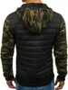 Zogaa Plus Size Mannen Winter Casual Hooded Katoen Jas Dunne jas Rits Slanke Mannen Kleding 2018 Jassen Parka Camouflage Uitloper