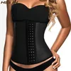 9 stalowe kości 100% lateksowy gorset gorset do ćwiczeń talii Sexy kobiety urządzenie do modelowania sylwetki pas wyszczuplający w talii Underbust Shapewear pas wyszczuplający 6XL