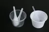 3600 sztuk Zupa Żywności Spoons Saimin Ramen Biała plastikowa łyżka Odkryty jednorazowy jadalnia sprzedaż Fast Water-Ice Tort