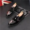 Włochy Styl Moda Design Męski Buty Wiosna Luksusowa Designer Dress Mokasyny Jasny Twarz Mężczyźni Casual Mieszkania Buty ślubne M590