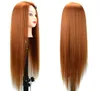 Synthtic hair Practice Hairdressing Training Head model Mannequin