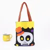 Colorful Halloween Candy Bag Gift Bags Pumpkin Trick or Treat Bags Sacks Hallowmas Gift For Kids Event Party Supplies Decor