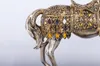 28.5 سنتيمتر (11.4 ") ارتفاع الراتنج ديكور الذهبي هرول الحصان تمثال الحيوان النحت تمثال مصغرة