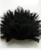 Court Haute Queue De Cheval Cheveux Humains Non Transformés Brésiliens Vierge Cheveux Crépus Bouclés Queue De Cheval Postiches 120g Afro Puff Queue De Cheval Pour Les Femmes Noires