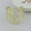 New Pearl Napkin Rings Circle Buckle Silver / Gold Napkin Rings Wedding Party Table Decorative Napkin Rings