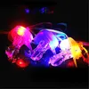 2020 new LED Pacifier Whistle LED Flashing Pacifier Pendant Necklace Soft Light Up Toy Glowing RGB Style 4 Colors Blister Packaging