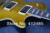 شحن مجاني السعر بالجملة - 2013 وصول جديد Slash Style Golden Color Black Back Back Electric Guitar مع Hardcase