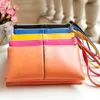 2018 Fashion Women Womenets Wristlet Handbag Solid Pu Leather Long Long Bag Black Change Clutch Lady Cash Phone Pres